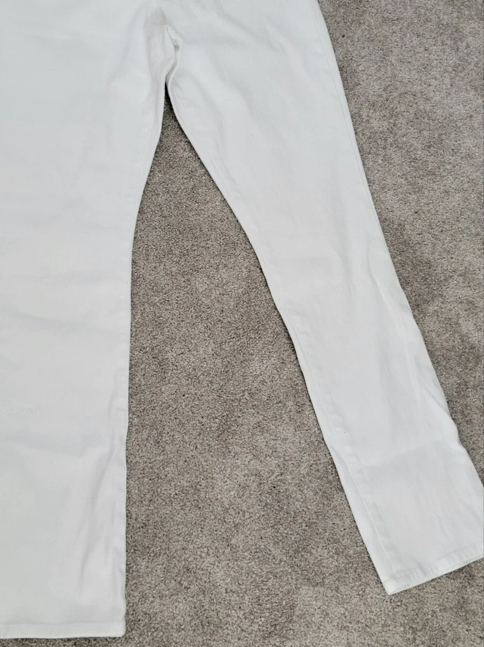 LAUREN Ralph Lauren White Modern Straight Jeans Size 14
